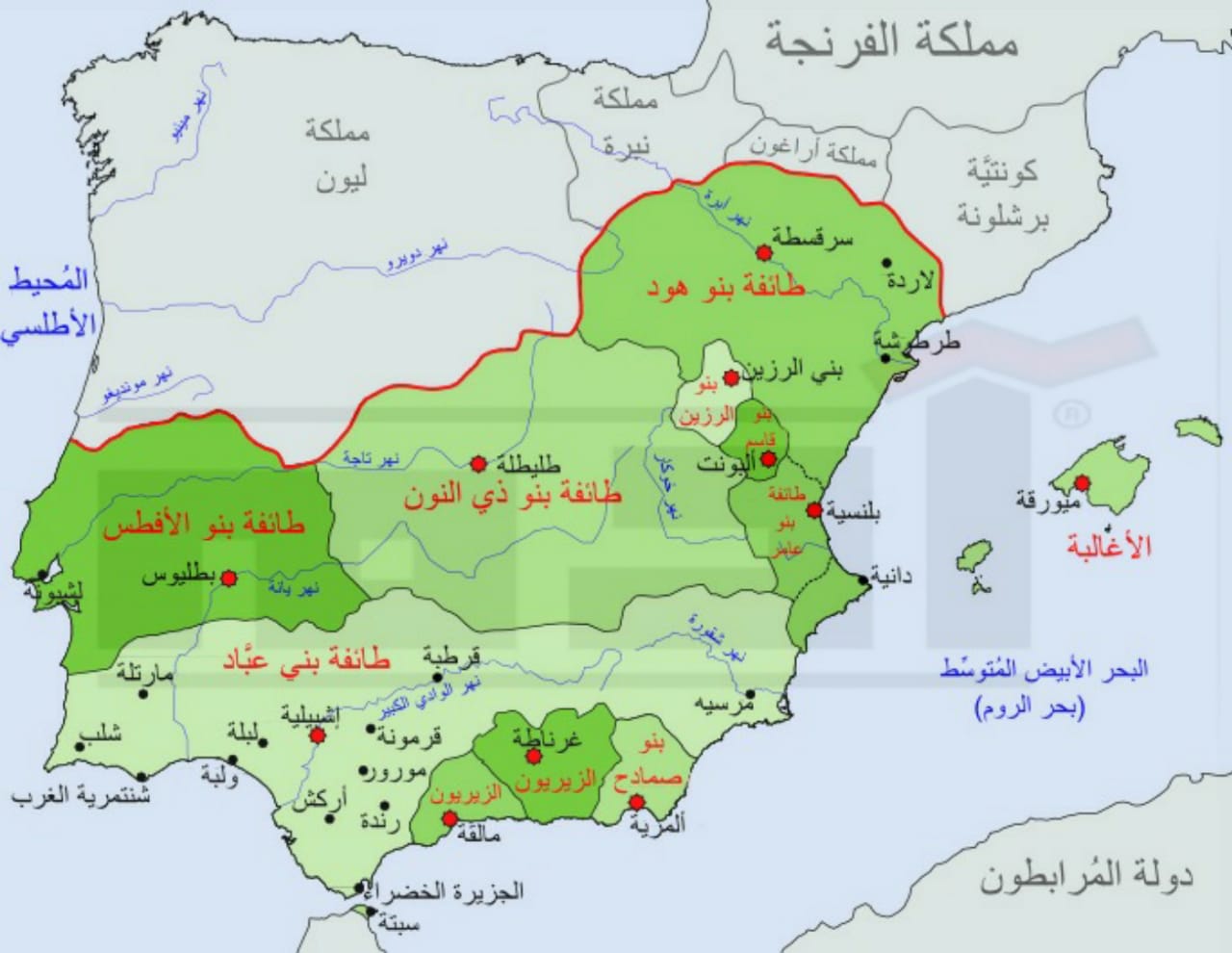 معركة الزلاقة .. المعركة التي مدت في عمر الأندلس 1 ممالك-طوائف-أندلس