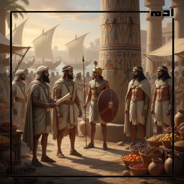 التواجد والدور اليهودي في العهد الفرعوني