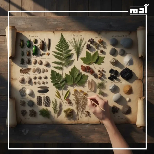 التصنيف الأرسطي للأشياء في الكون