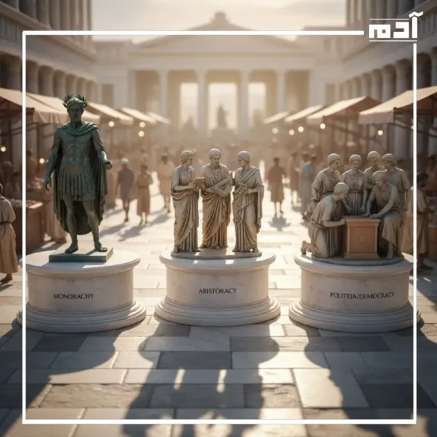 مفاهيم أرسطو في سياسة المجتمع وأنظمة الدولة