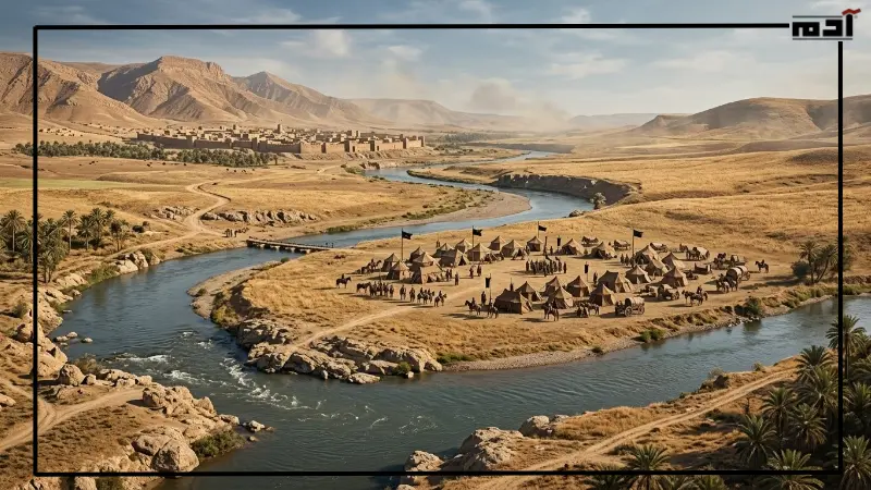 موقع معركة الزاب