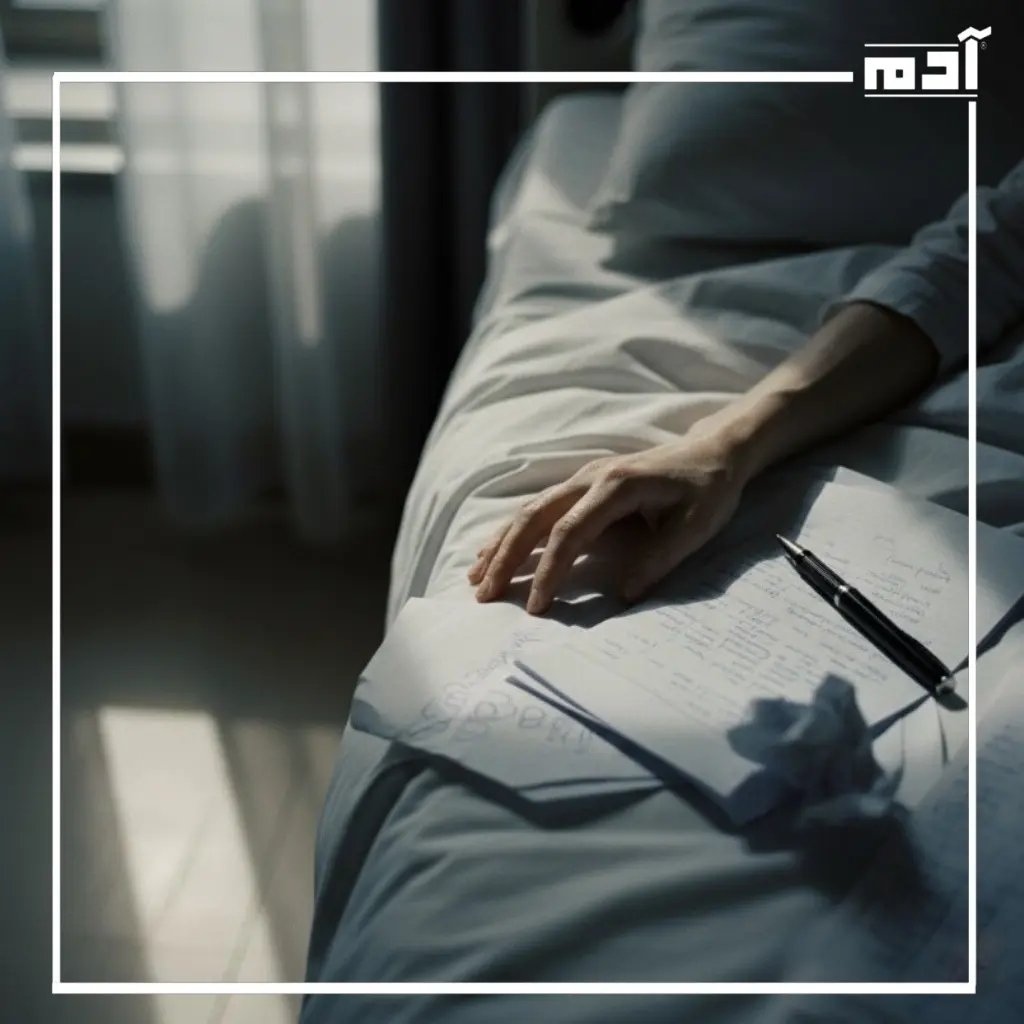 احتضار أنامل فقدت الرغبة في الحياة