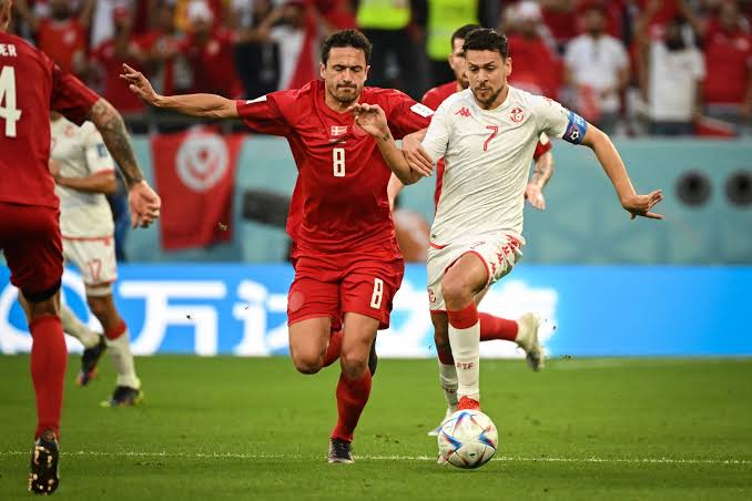 ملخص الجولة الأولى من كأس العالم 2022.. جولة المفاجآت 8 كأس العالم 2022 , الجولة الأولى, تونس , الدنمارك