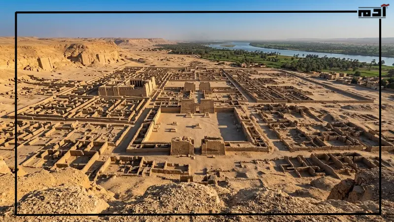 منطقة تل العمارنة في المنيا