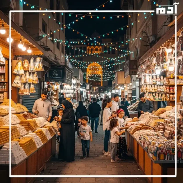 مظاهر الاحتفال بالمولد النبوي الشريف في 9 دول إسلامية 2 صورة من مظاهر المولد النبوي في مصر مع الحلوى والزينة