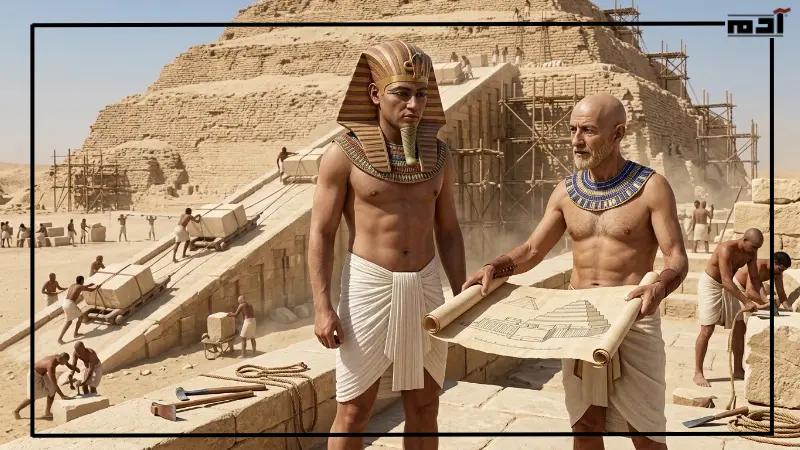 الملك زوسر وإمحوتب