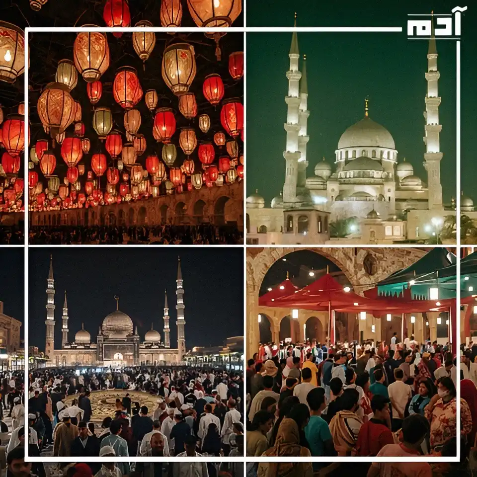 صورة تعبيرية لاحتفالات المولد النبوي في دول مختلفة