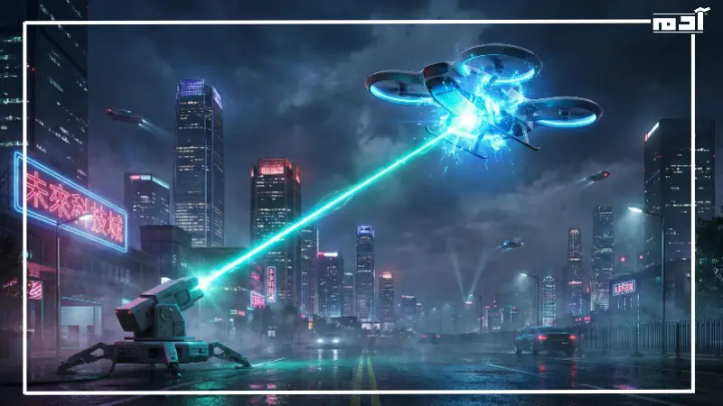 طائرات الدرون بالليزر