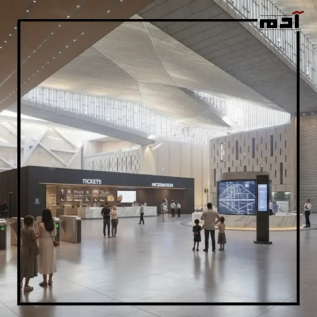 تجهيزات المتحف المصري الكبير لاستقبال الزوار