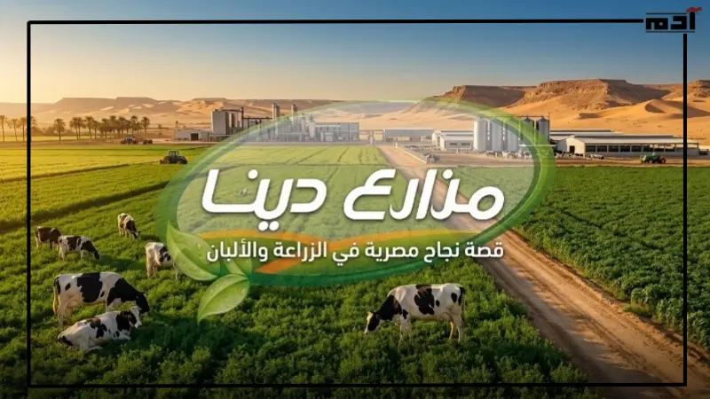 مزارع دينا وقصة نجاحها في الزراعة والألبان