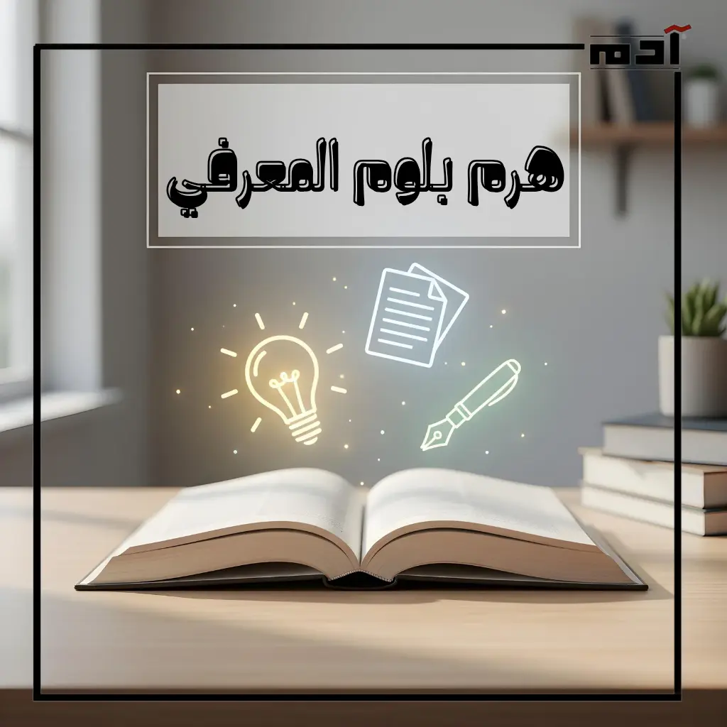 هرم بلوم المعرفي يوضح مستويات التفكير في التعليم