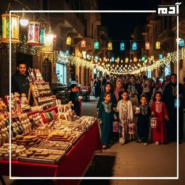 صورة لمظاهر الاحتفال بالمولد النبوي الشريف