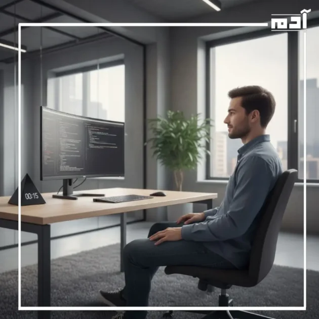 تطبيق قاعدة 20-20-20 لراحة العين من الشاشات