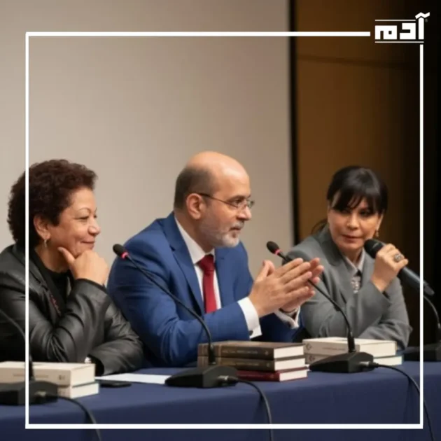 النقاد والكتاب المشاركون في ندوة غالب هلسا