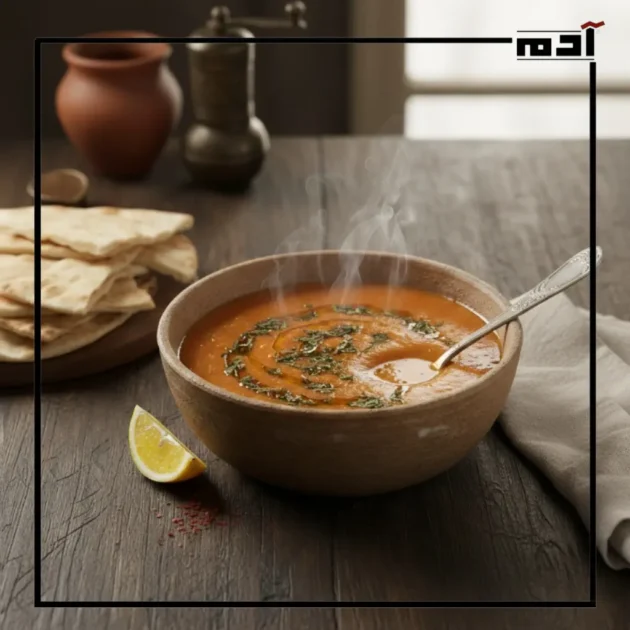 شوربة العدس التركية 