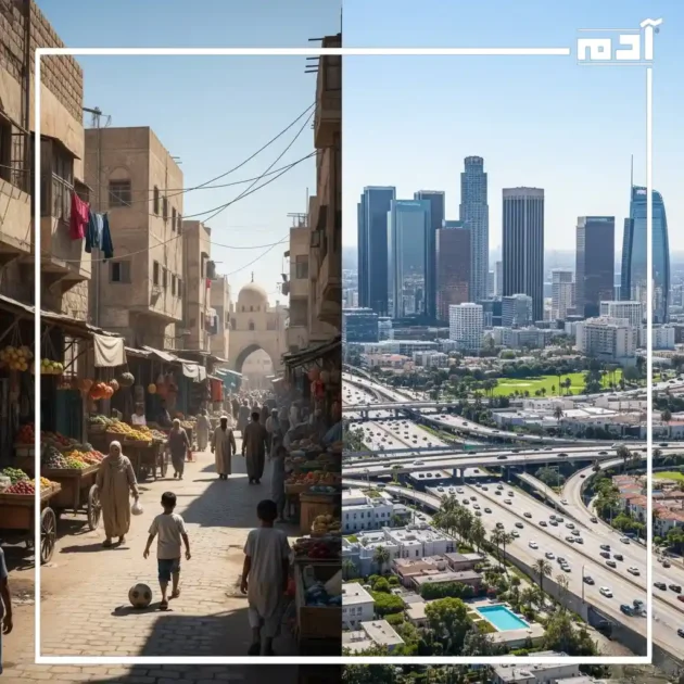 غزة وكاليفورنيا قبل أن تصبحا منكوبتين