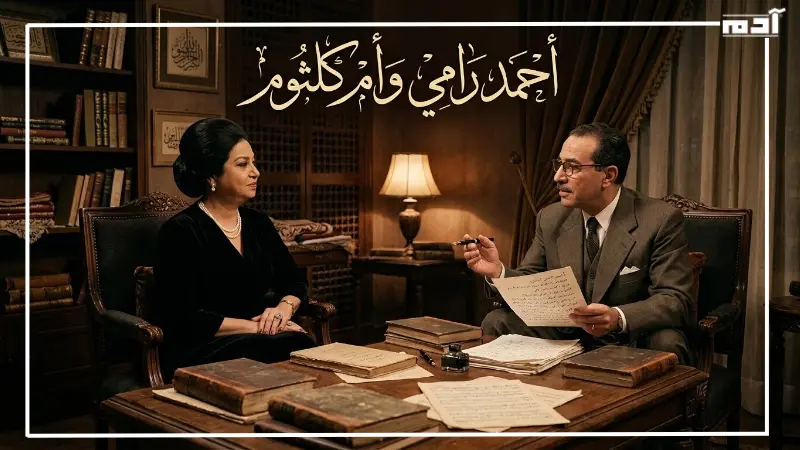 أحمد رامي وأم كلثوم
