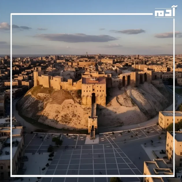 عرض تفاصيل سور القلعة، أبراجها، ومدخلها الكبير