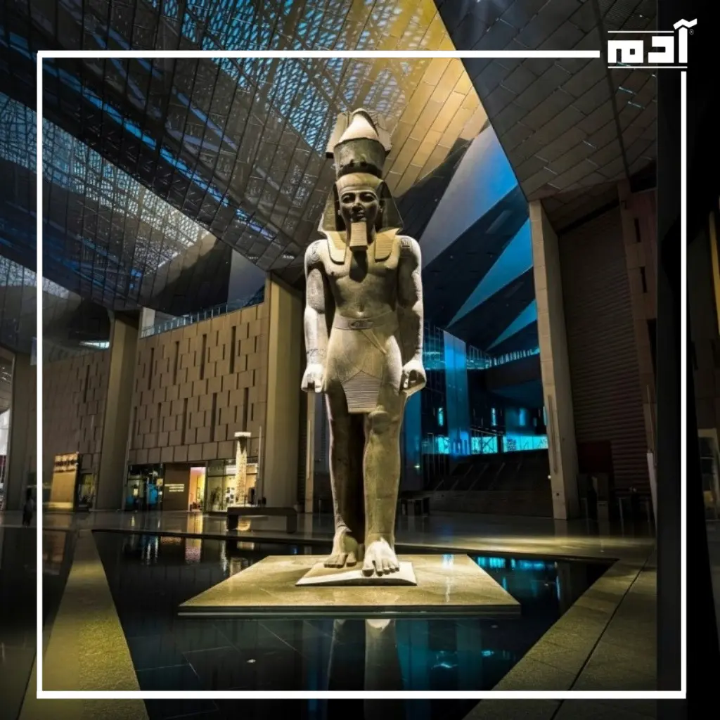تمثال الملك رمسيس الثاني بالمتحف المصري الكبير