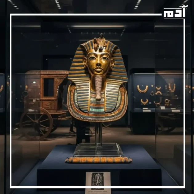 كنوز توت عنخ آمون في المتحف المصري الجديد