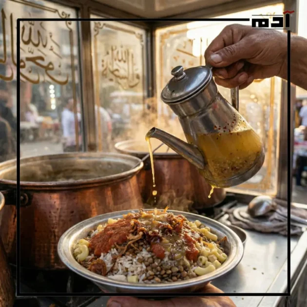 الكشري المصري.. من طعام الحرب إلى قائمة اليونسكو 4 الكشري المصري في الثقافة، عربات الكشري