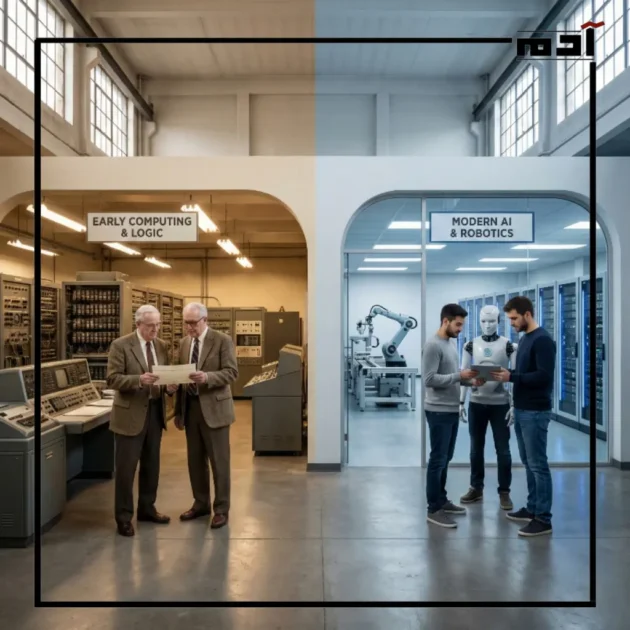 الذكاء الاصطناعي (AI).. تطوره، أنواعه، ومستقبل التكنولوجيا 2 تاريخ الذكاء الاصطناعي (AI) ومراحل تطوره عبر الزمن