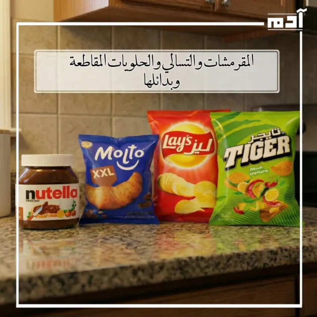 قائمة المنتجات التابعة للمقاطعة وبدائل المقرمشات والتسالي والحلويات