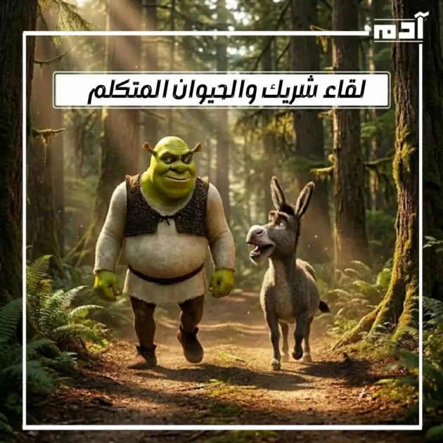 لقاء شريك والحيوان المتكلم